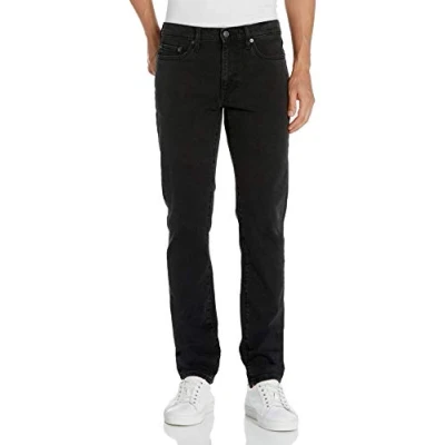 Abbildung von Amazon Essentials Herren Slim Fit Jeans, Verwaschenes Schwarz, 31W / 30L