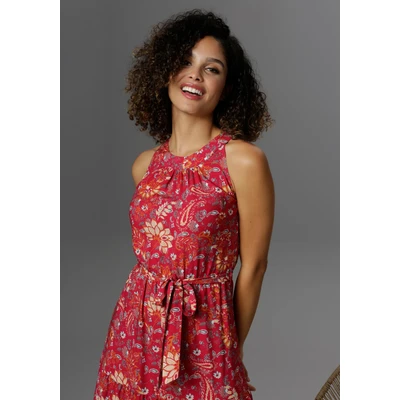 Abbildung von Aniston CASUAL Sommerkleid, mit fantasievollem Blumendruck