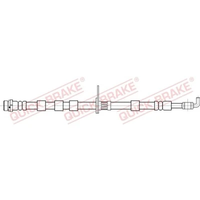 Abbildung von QUICK BRAKE 58.896 Bremsschläuche 395 FORD: FIESTA 6