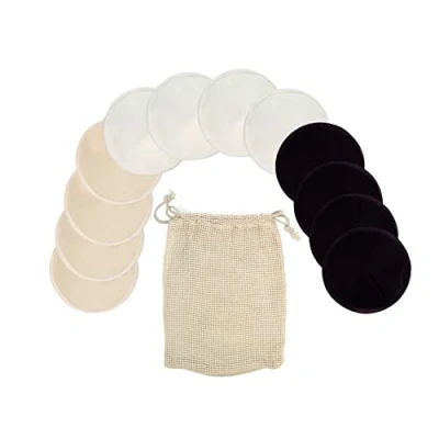 Abbildung von Jané Stilleinlagen, waschbar und wiederverwendbar, 12er Pack, Größe L, 12 cm Durchmesser, Körbchengröße B D