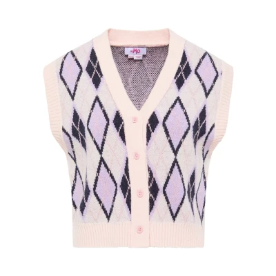 Abbildung von MYMO Blonda Strickjacke, Damen, Größe: XL/XXL, Rosa mehrfarbig