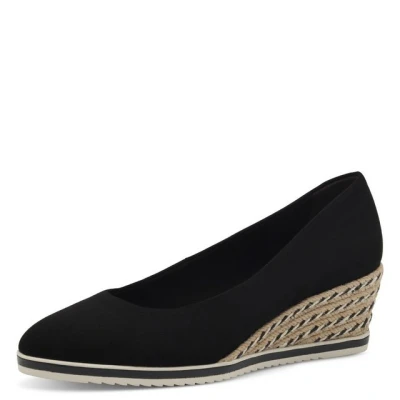 Abbildung von Tamaris Damen Klassische Ballerinas, Frauen Flats,Comfort Lining,TOUCHit Fußbett,Slip ons,klassisch elegant,Ballerinen,Black,38 EU