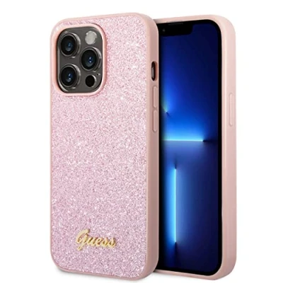 Abbildung von Apple iPhone 14 Pro Hülle Kunststoff Guess Hard Case/Backcover Handyhülle Rosa