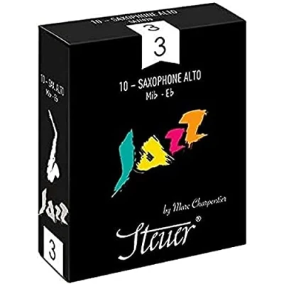 Abbildung von Steuer Blatt Alt Saxophon Jazz 10er Packung Gr. 3 1/2