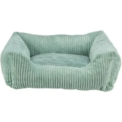 Abbildung von Vital Bett Jonna, Cordplüsch, eckig Salbei 100 x 70 cm