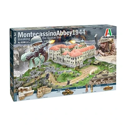 Abbildung von Montecassino Abbey 1944 Breaking the Gus model to assemble