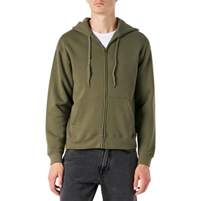 Abbildung von Fruit of the Loom Herren Zip Front Premium Kapuzenjacke, Grün (Green), M