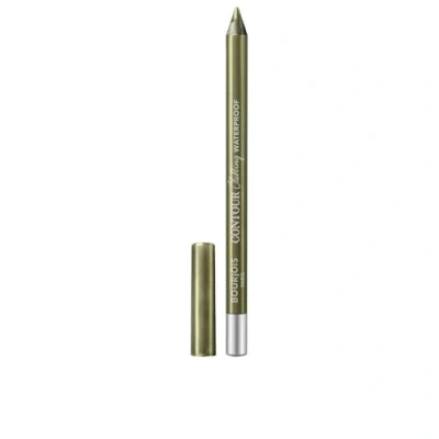 Abbildung von Bourjois Paris Contour Clubbing Augenbleistift, wasserfest, gleitende und weiche Textur, Formel mit Jojobaölen, Nr. 77 Kaki&#039;N&#039;Gold, 1,2 g