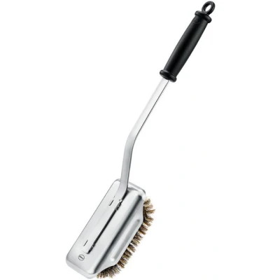Abbildung von RÖSLE Grillbürste Grillrost Reinigungsbürste SlideX Brass, Bürste austauschbar