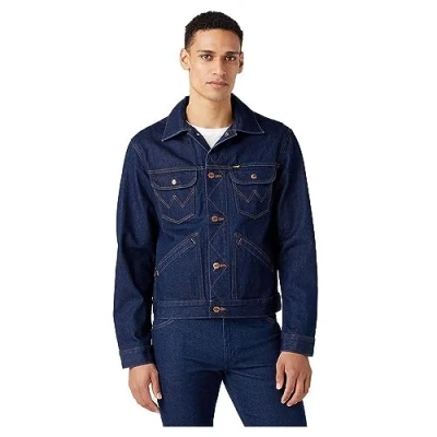 Abbildung von Wrangler MJ Jeansjacke, Herren, Größe: Large, Rinse