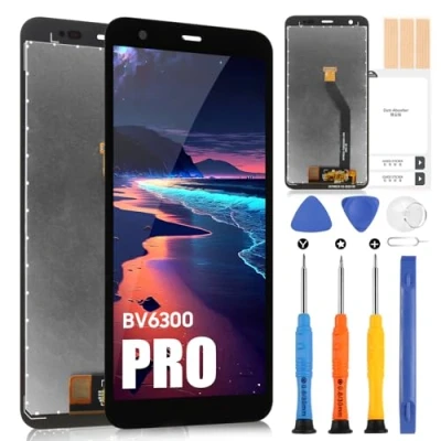 Abbildung von LCD Display für Blackview BV6300 PRO Bildschirm Digitazer Touchscreen Ersatz Montage mit Werkzeugen (5,7 Zoll, Schwarz)