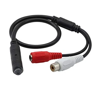 Abbildung von Mikrofon Audio Pickup Gerät für Überwachungskamera, hochempfindliches Audioüberwachungs CCTV Sicherheit