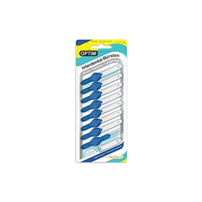 Abbildung von OPTIM Interdentalbürsten 8er Packung, blau 0,6mm Größe 3