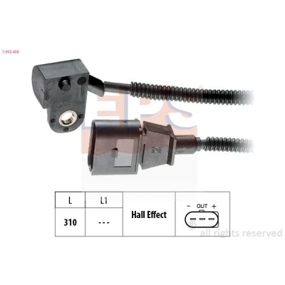 Abbildung von Sensor, Nockenwellenposition EPS 1.953.456