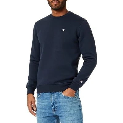 Abbildung von Champion Basic Crewneck Sweatshirt, Herren, Größe: Small, Dark blue