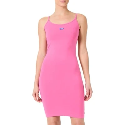 Abbildung von HUGO Narya Jerseykleid, Damen, Größe: Small, Dark pink
