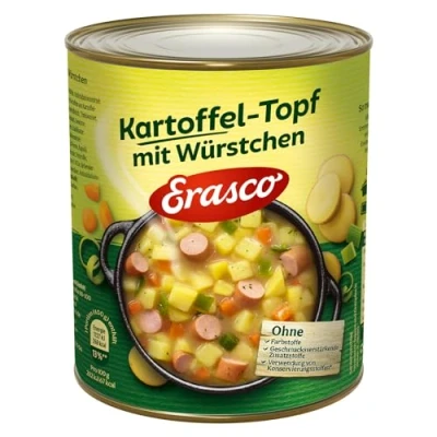 Abbildung von Erasco Kartoffel Topf mit Würstchen 800G