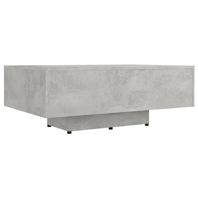 Abbildung von vidaXL Couchtisch Modernes Design Beistelltisch Wohnzimmertisch Kaffeetisch Sofatisch Teetisch Tisch Wohnzimmer Betongrau 85x55x31cm Holzwerkstoff