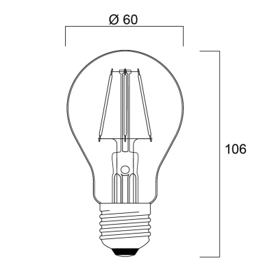 Abbildung von Sylvania ToLEDo Retro LED Lampe E27 4,1W grün