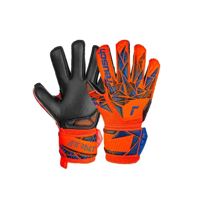 Abbildung von Reusch Attrakt Silver Junior Torwarthandschuhe für Kinder mit Expanse Cut und ultimativem Grip
