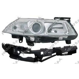 Abbildung von PRASCO RN4224914 Scheinwerfer links H7/H1, H7, H1 glasklar für Rechtsverkehr mit Elektromotor Stellmotor LWR RENAULT: MEGANE 2 Kombi