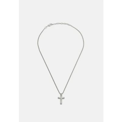 Abbildung von Fossil Halskette silvercoloured, Herren, Größe: One Size, Silver coloured
