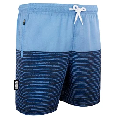 Abbildung von GUGGEN Mountain Badehose Herren Schnelltrocknende Badeshorts 1803 4 mit Kordelzug und Reißverschluss Taschen, Baumwollanteil