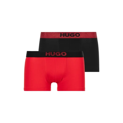 Abbildung von HUGO Trunk 2 PACK Panties, Herren, Größe: XL, Open red