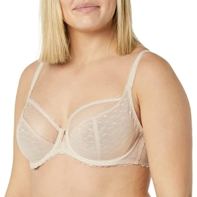 Abbildung von Freya Signature Underwire Plunge BH Tauchender BH, blickdicht, Damen, Beige Natur, 60H