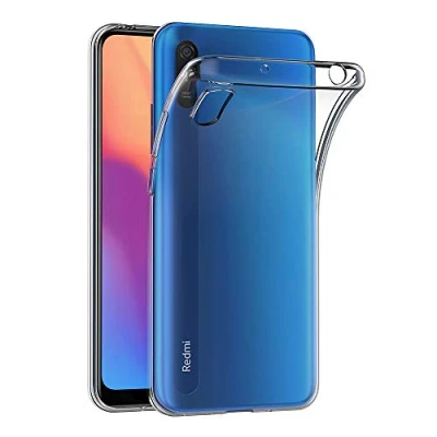 Abbildung von AICEK Hülle Compatible für Xiaomi Redmi 9A Transparent Silikon Schutzhülle Case Clear Durchsichtige TPU Bumper Handyhülle (6,53 Zoll)