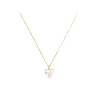 Abbildung von kate spade new york April Halskette clear/goldcoloured, Damen, Größe: One Size, Clear/gold coloured