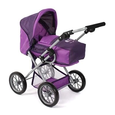 Abbildung von CHIC2000 Kombi Puppenwagen Leni, Pflaume, mit herausnehmbarer Tragetasche