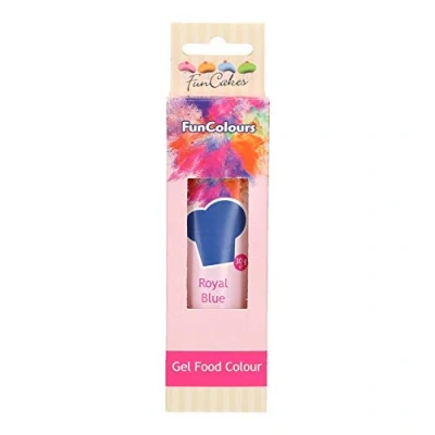 Abbildung von FunCakes hochwertige Lebensmittelfarbe FunColours Royal Blau 30g