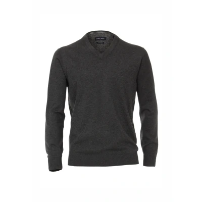 Abbildung von Casamoda Strickpullover, Herren, Größe: XXL, Gray