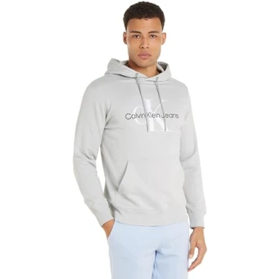 Abbildung von Calvin Klein Jeans Kapuzensweatshirt &quot;SEASONAL MONOLOGO REGULAR HOODIE&quot;, mit Logodruck und Stickerei