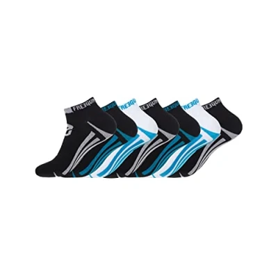 Abbildung von Socken Herren Angenehm, Sportsocken Herren, Zweifarbig, Langlebig (7er Pack), Schwarz, 39/42