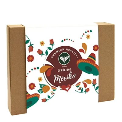 Abbildung von Azafran Gewürze Set Mexiko Geschenkset Art Mexican Style mit 4 typisch mexikanischen Gewürzen