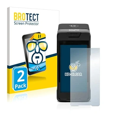 Abbildung von BROTECT (2 Stück Schutzfolie für myPOS Carbon Displayschutz Folie Ultra Klar