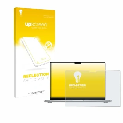 Abbildung von upscreen Entspiegelungs Schutzfolie für Apple MacBook Pro 14&quot; 2024 M4 Displayschutz Folie Matt [Anti Reflex, Anti Fingerprint]