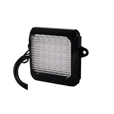 Abbildung von HELLA LED Arbeitsscheinwerfer Flat Beam 500 12V / 24V 500lm Einbau/Schraubanschluss Zweipunktbefestigung Nahfeldausleuchtung Kabel: 2000mm Stecker: offene Kabelenden 1GA 995 193 031