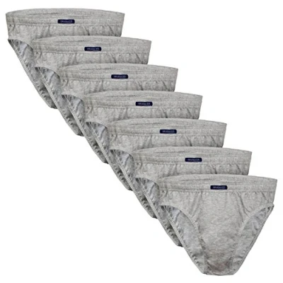 Abbildung von BRUBAKER Slip Herren Unterhose aus Baumwolle (Spar Pack, 7 St., 7er Pack) Großpackung Männer Unterwäsche, sehr bequeme Passform