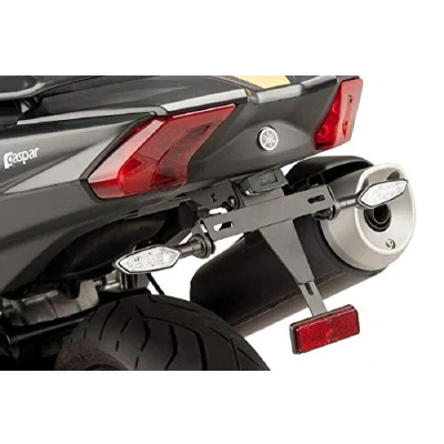 Abbildung von Puig 9468N Kennzeichenhalter für Yamaha T MAX 530/DX/SX 17&#039; 18&#039;, Schwarz