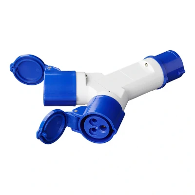 Abbildung von CEE 2 fach Verteiler 16A 200 &gt; 250V IP44 ProPlus Anhängershop