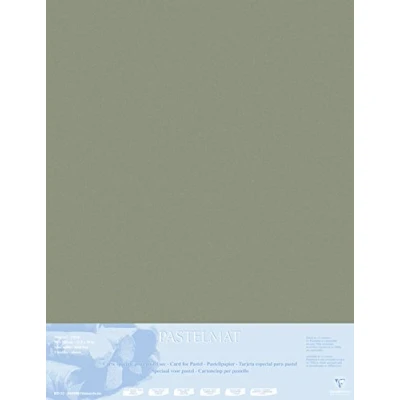 Abbildung von Clairefontaine 396011C Zeichenbögen (Packung mit 5 Bögen Pastelmat auf Karton kaschiert, 1800 µm, 70 x 100 cm, ideal für Trockentechniken und Pastell) braun