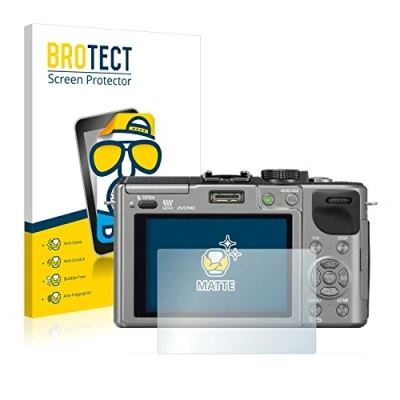 Abbildung von BROTECT Entspiegelungs Schutzfolie für Panasonic Lumix DMC GX1 (2 Stück) Matte Displayschutz Folie, Anti Reflex, Fingerprint