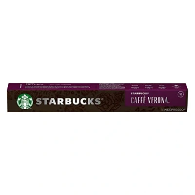 Abbildung von Starbucks Caffè Verona Kaffee, Dark Roast, Röstkaffee, Nespresso kompatibel, Kaffeekapseln, 10 Kapseln