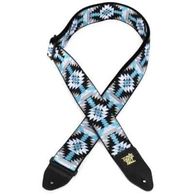 Abbildung von Ernie Ball Jacquard Gitarrengurt Albuquerque Blue
