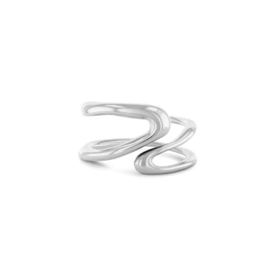 Abbildung von Calvin Klein Statement Links Ring silvercoloured, Damen, Größe: 54, Silver coloured