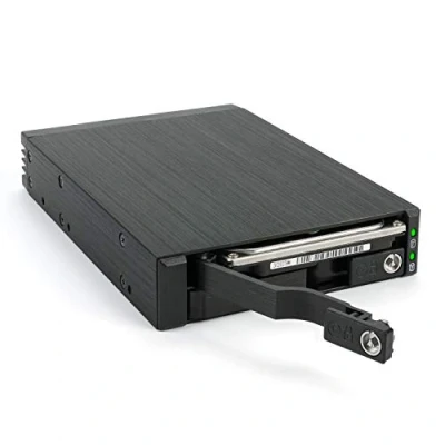 Abbildung von FANTEC MR 25DUAL 2,5&quot; SATA + SAS HDD/SSD Wechselrahmen, 2512, schwarz