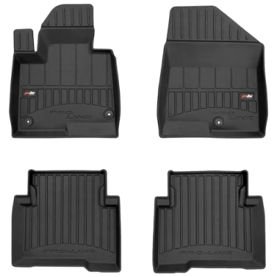 Abbildung von M MOTOS Gummimatten Auto Fussmatte passt für Hyundai Santa Fe III 2012 2018 Verbessern Sie Ihren Reisekomfort mit Antirutschmatte 3D Allwetter fußmatten Auto, Schutz vor Verschmutzung